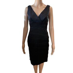 Calvin Klein Satin Like Sheath Cocktail Dress, size 2